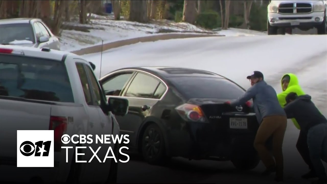 Side streets, neighborhoods remain icy as highways begin to clear in North Texas
