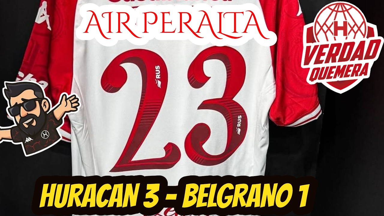 AIR PERALTA. Reacción picante al #HURACAN 3 - #BELGRANO 1.