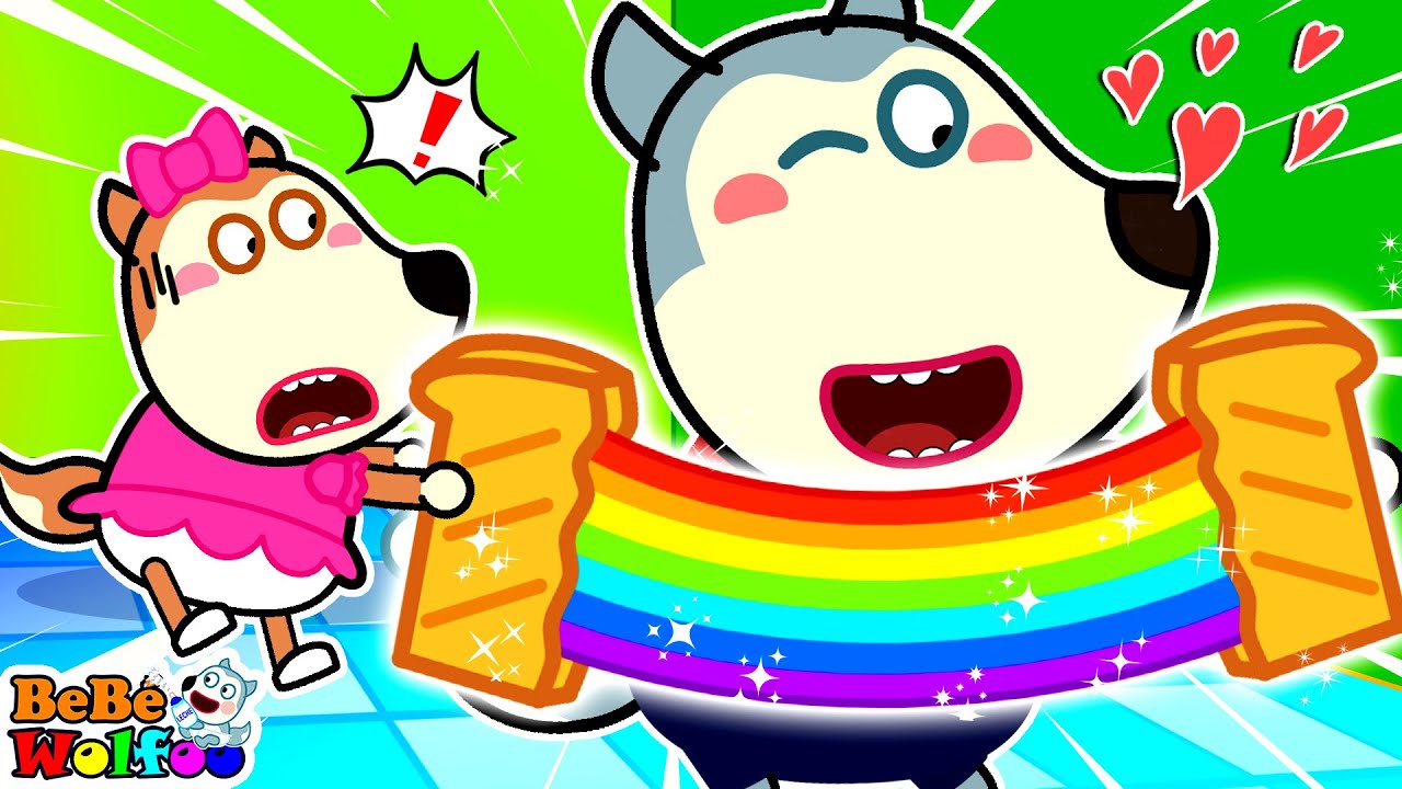 Dibujos animados 📍 No comas demasiados caramelos arcoíris | Animación