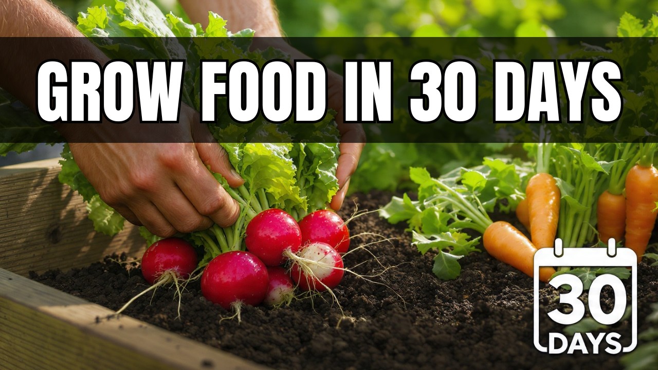 Grow Food in 30 Days – Fastest Crops for Instant Harvest