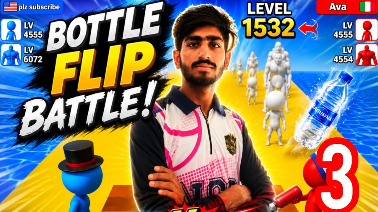 flip the bottle challenge Live#4 🛑#live#gaes #yt