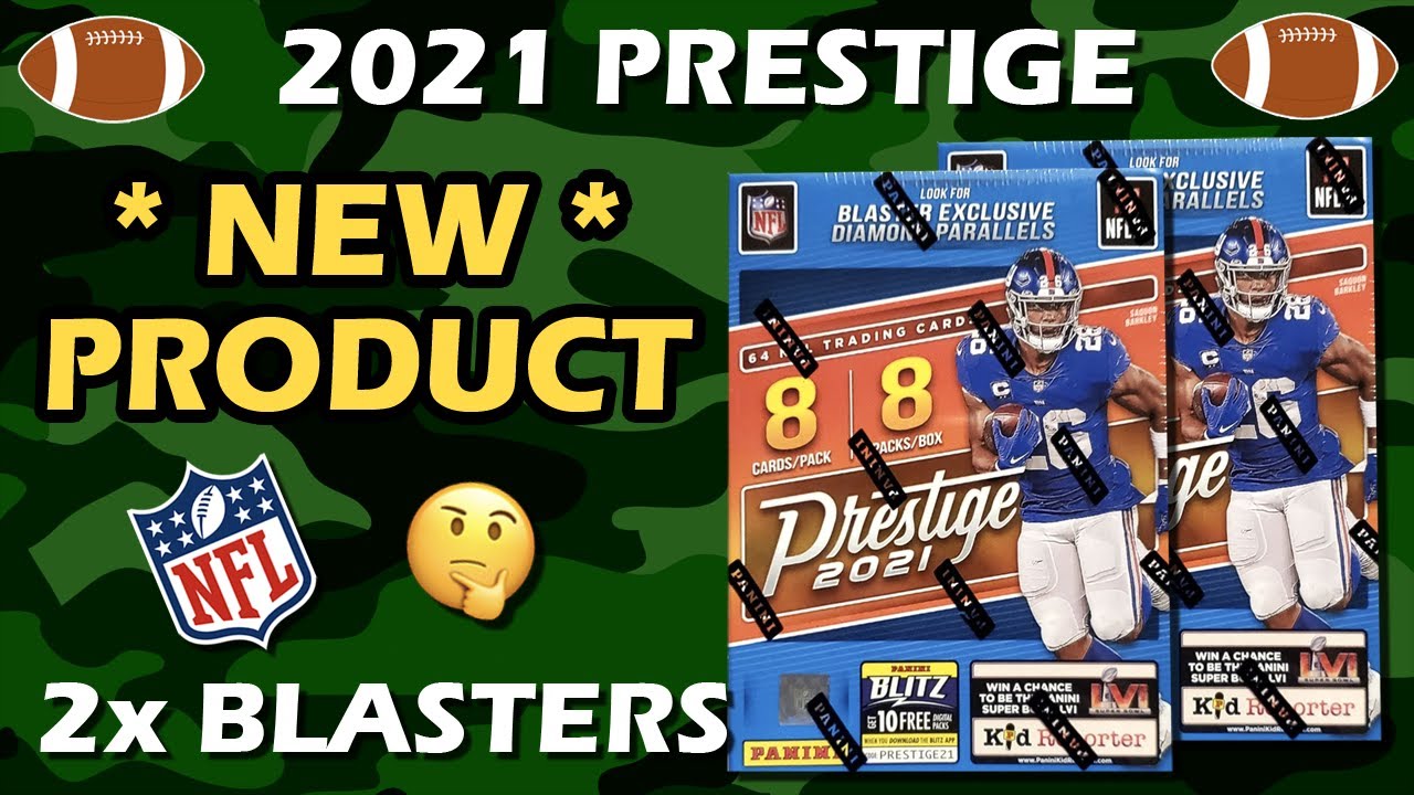 NEW PRODUCT!! 2021 Panini Prestige Football 2x Blaster Box Retail Review