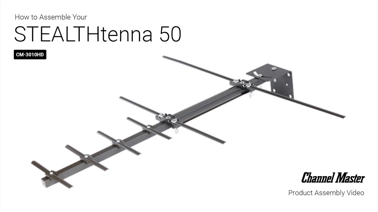 How to Assemble the STEALTHtenna 50 Outdoor TV Antenna [CM-3010HD] | Channel Master