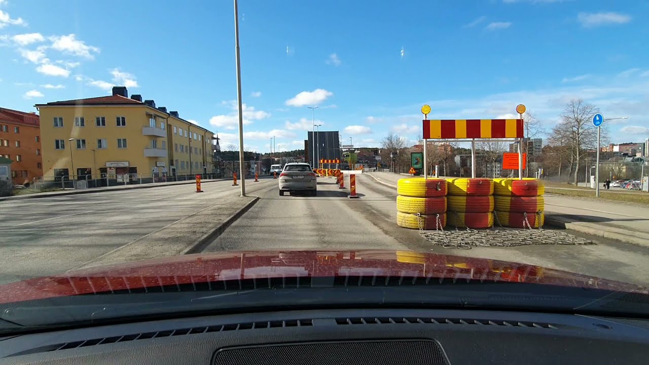 Driving in Södertälje | Dashcam Sweden | Daytime Driving