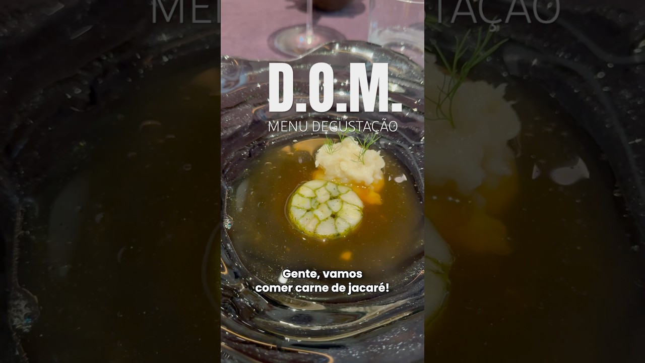 RESTAURANTE DOM 🌟🌟 MICHELIN #comidabrasileira #michelin