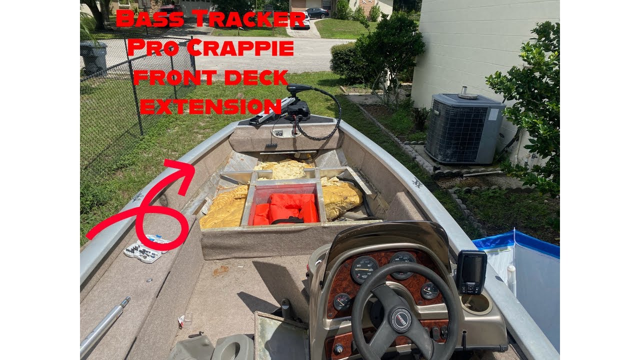 2005 Bass Tracker Front Deck Extension! Pt.1 (Pro Crappie 175)