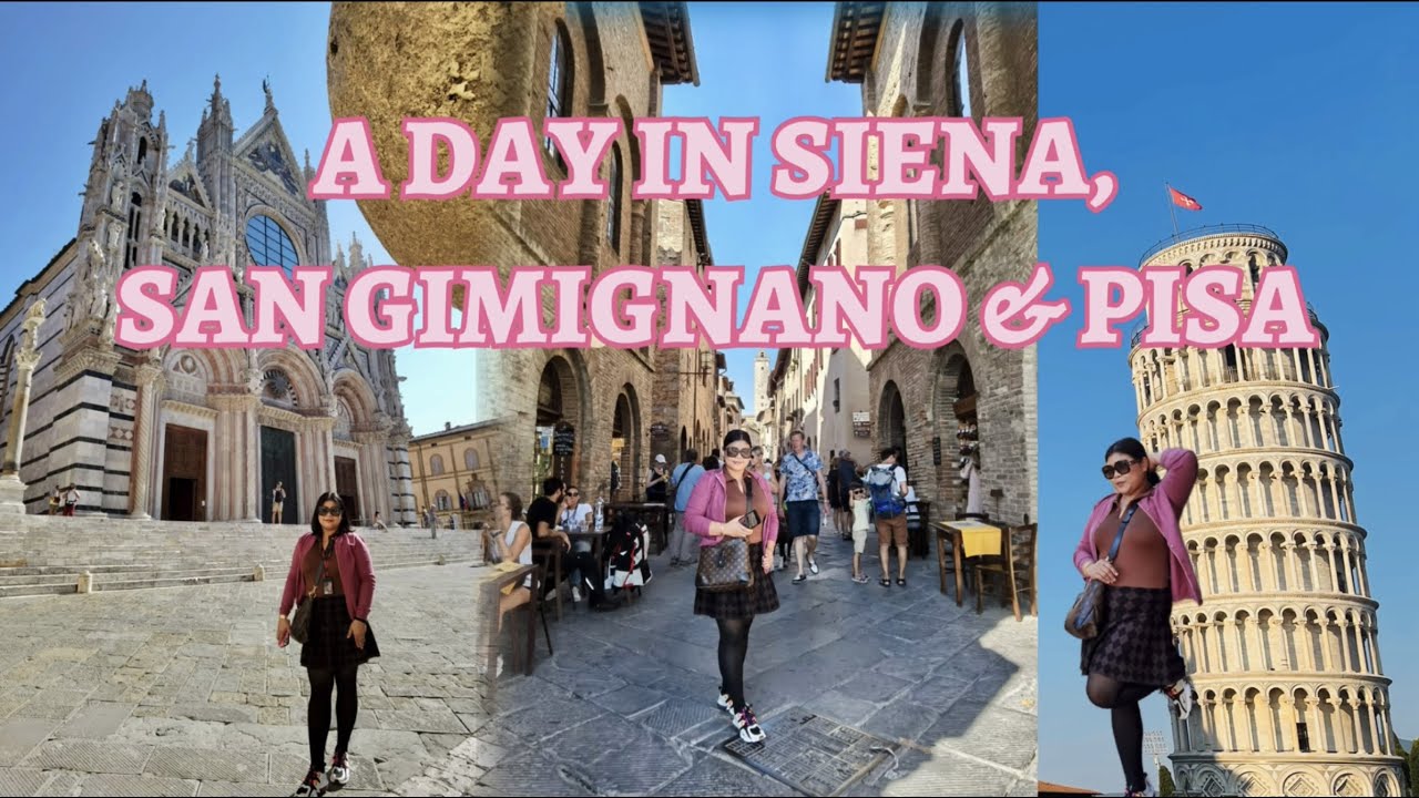 Pisa , San Gimignano and Siena Tuscany Whole Day Tour | Florence Italy | Europe Tour | ITALY