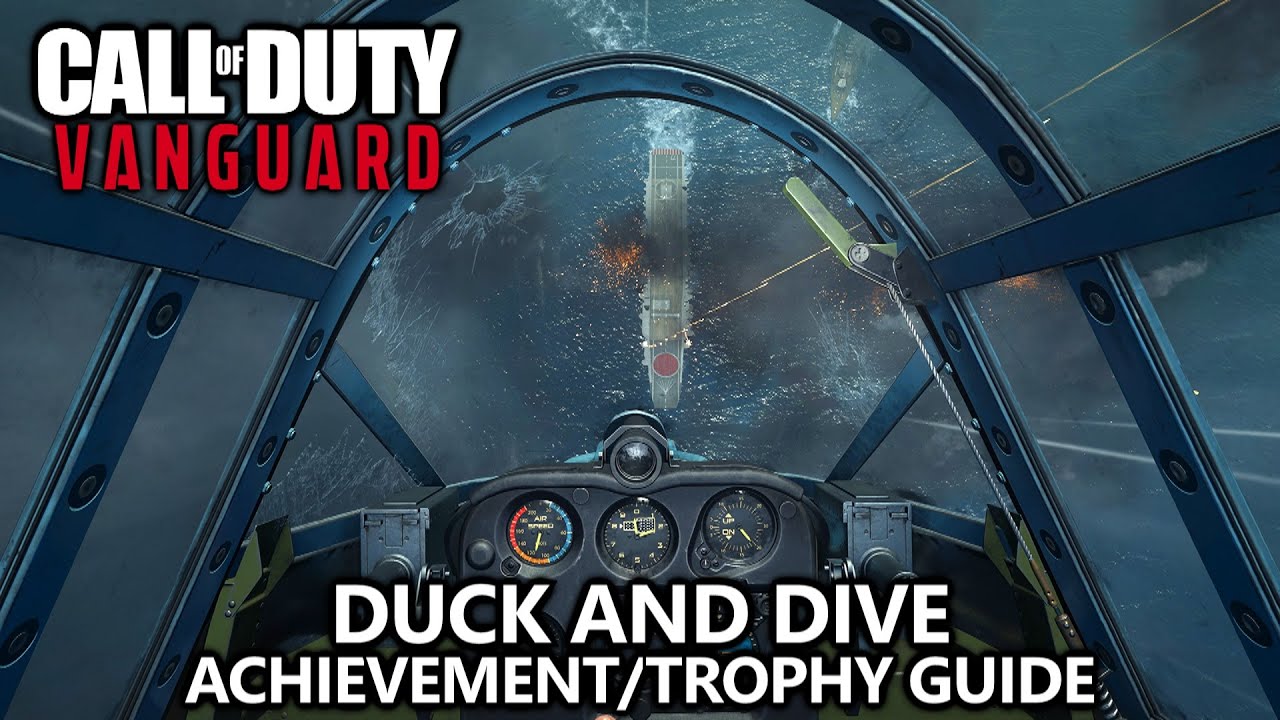 Call of Duty Vanguard - Duck and Dive Achievement/Trophy - Avoid Getting Hit During the Dive-Bomb