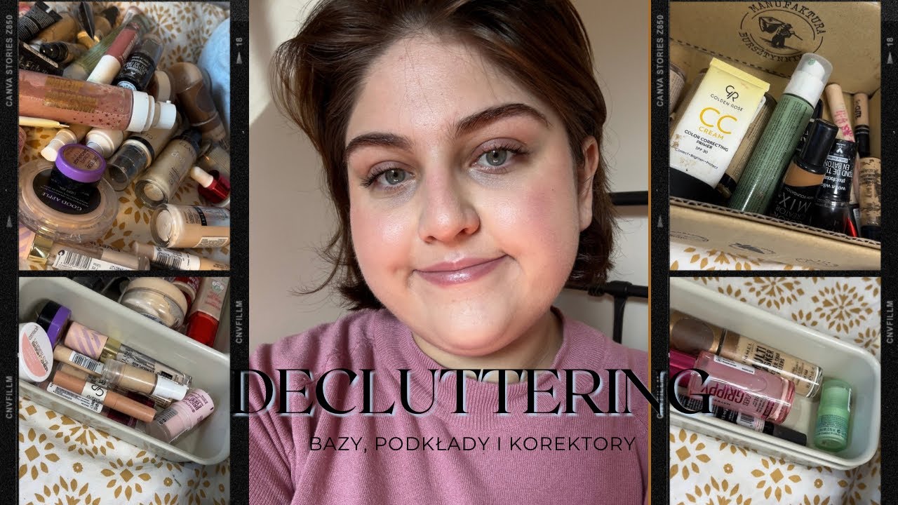 🌺SPRZĄTANIE TOALETKI🌸 podkłady, korektory i bazy