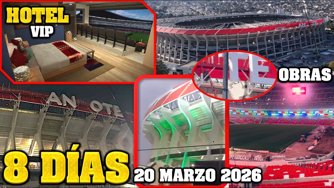 🚨 ÚLTIMA HORA: El Estadio Azteca a 8 días de su INAUGURACIÓN 😱 ¿LLEGAN? ESTADIO BANORTE
