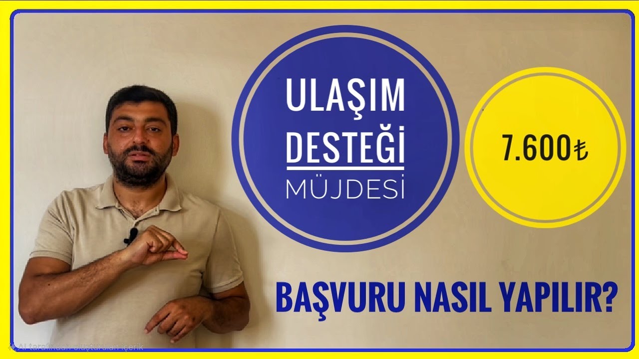 7.600₺ DESTEK: 2025 ULAŞIM DESTEĞİ BAŞVURUSU NASIL YAPILIR? (2025 ÜNİVERSİTE YOL YARDIMI BAŞVURUSU)