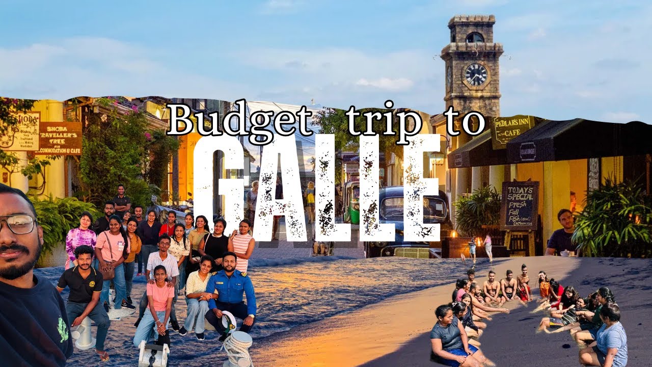 ගාල්ලට budget trip එකක් යමු ද | Explore Sri Lanka Without Overspending 🏝️💰