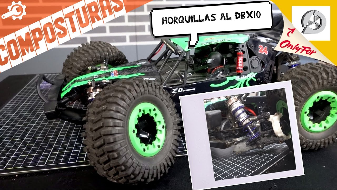 Cambio Horquillas DBX10de ZD Racing, ¡hazle talacha a tus carros! sin miedo! |DRONEPEDIA