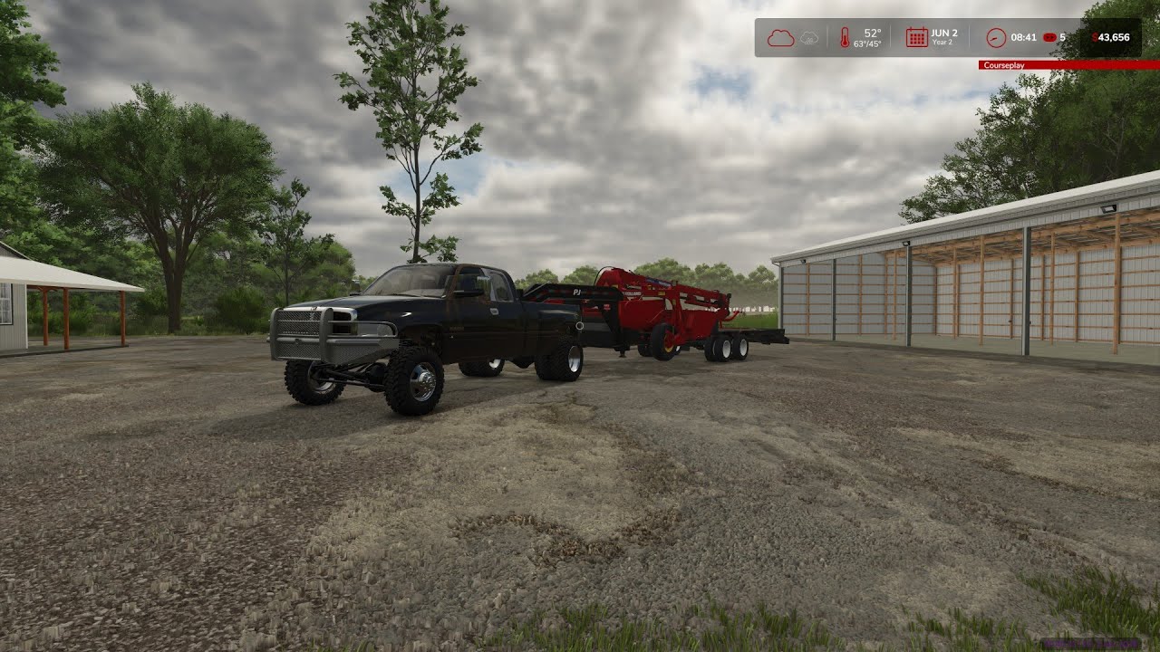 Grandpa farm ep 7 haying done new to me mower on the farm and new trailer