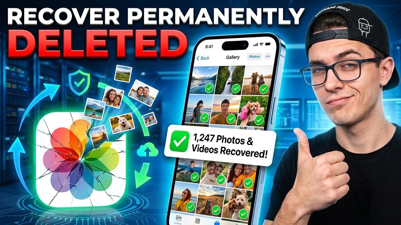 🆘 RECOVER Permanently Deleted Photos on iOS (iPhone/iPad) ✅ WITHOUT iCloud Backup Tutorial