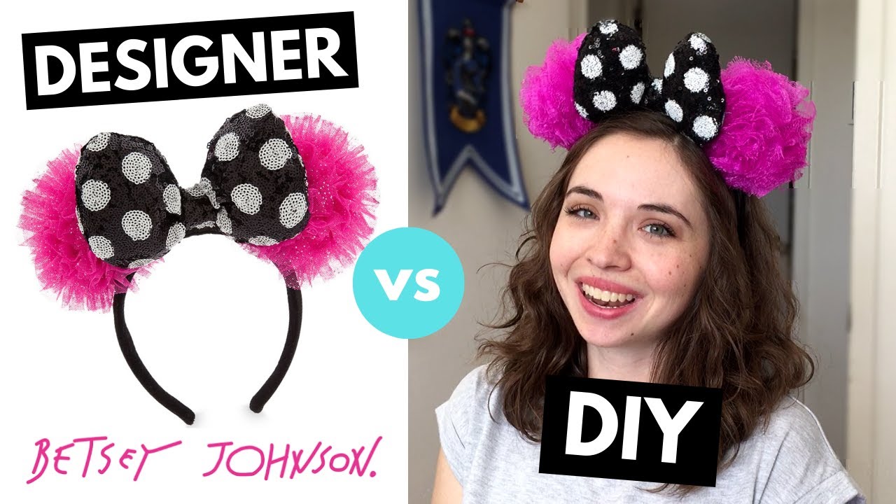 DIY Disney Parks Designer Ears | Betsey Johnson Bath Loofahs