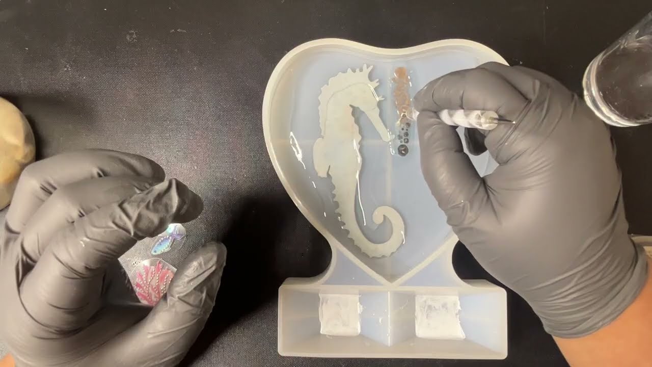 Episode #10 Resin Heart with Ocean Theme and Bonus Guitar Picks