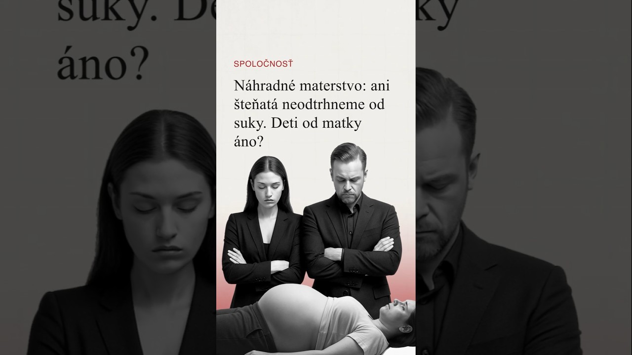 N&aacute;hradn&eacute; materstvo: ani &scaron;teňat&aacute; neodtrhneme od suky. Deti od matky &aacute;no? 🎥 #shorts