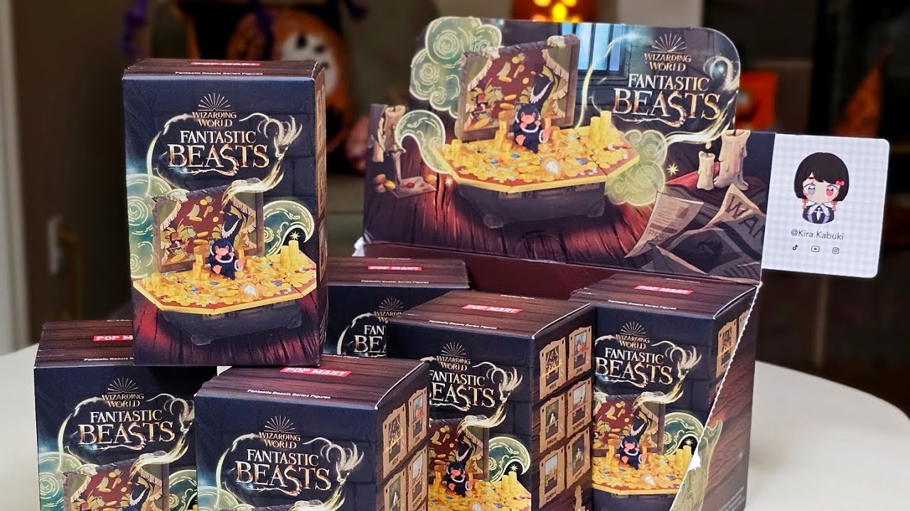 🪄 Распаковка закрытой коробки Pop Mart x Wizarding World: Fantastic Beasts!