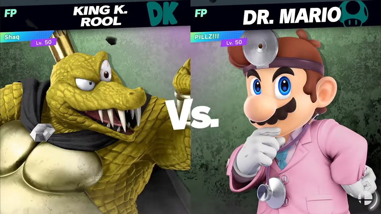 Amiibo Battles: King K. Rool vs Dr. Mario (Shaq vs PILLZ!!!)