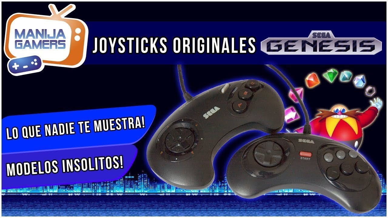 TODOS los JOYSTICKS ORIGINALES de SEGA GENESIS/MEGADRIVE🕹️