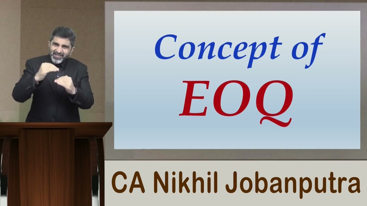 Cash Management - Optimum Cash Balance as per William J Baumol Model (EOQ) - CA/CMA Inter FM