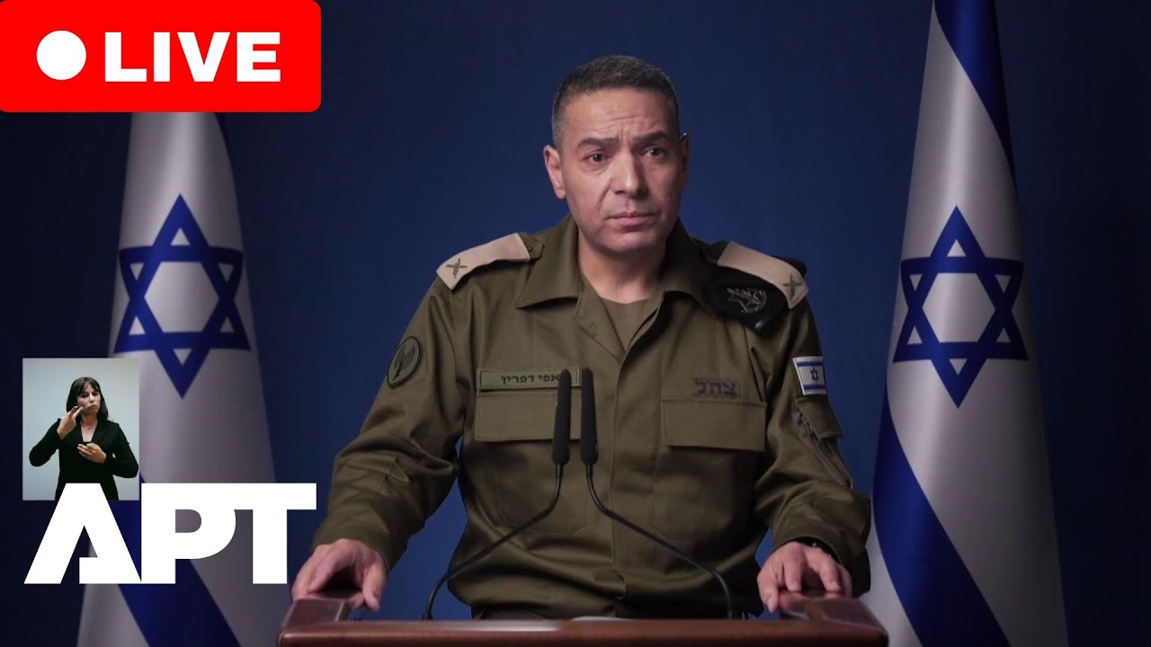 LIVE | Israeli Army Spokesperson Briefs Media On Iran Developments | APT