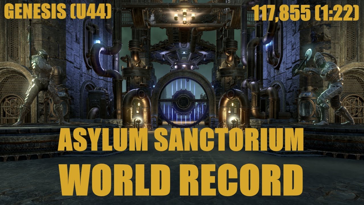 ESO - Asylum Sanctorium World Record (1:22) - Stamina Templar | Genesis (u44)