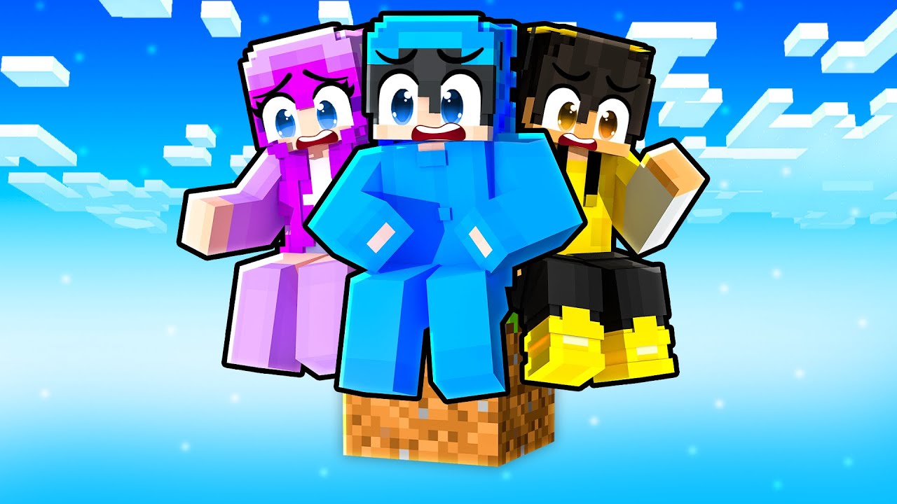 Minecraft Ama Tek Bloktayız!