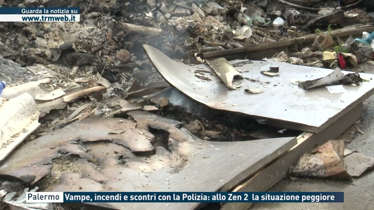 Palermo - Vampe, incendi e scontri con la polizia: allo Zen 2 la situazione peggiore