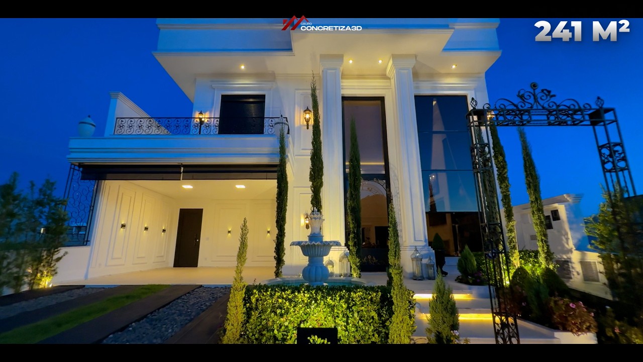 ESSA CASA ATUALIZOU O SIGNIFICADO DE LUXO | 4 Suítes, mobiliada, escritório e ARQUITETURA EXCLUSIVA!