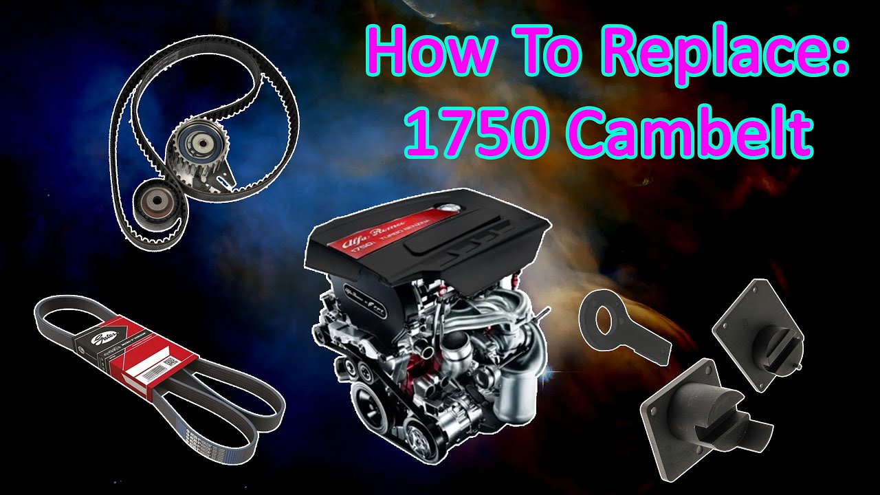 How to replace an Alfa Romeo Giulietta QV Cambelt (1750TBI) 4k