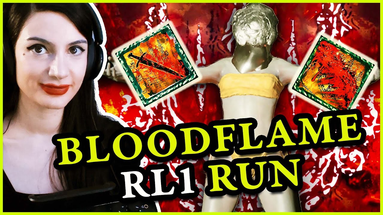 Beating ELDEN RING using ONLY Bloodflame (RL1 Run)