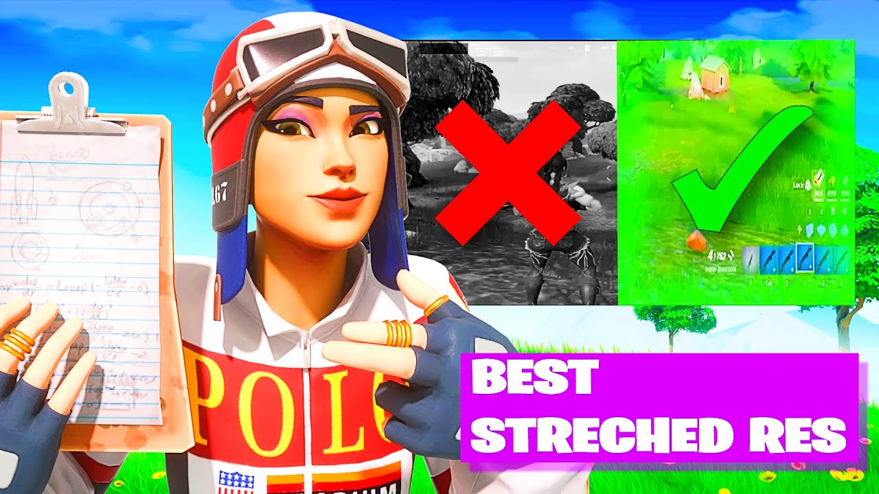 How PROS Get A Stretched Resolution in Fortnite! (Best Stretched Resolution)