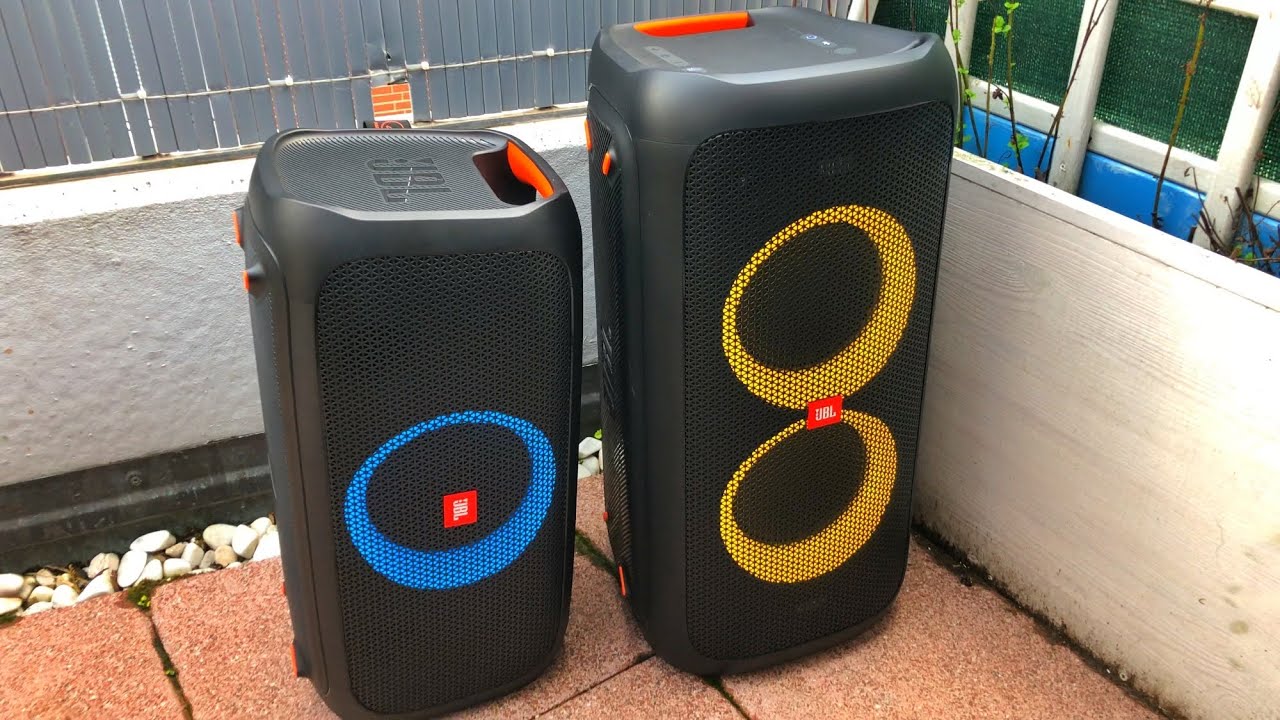 bass test - JBL Partybox On-The-Go VS. JBL Partybox 100 !!!