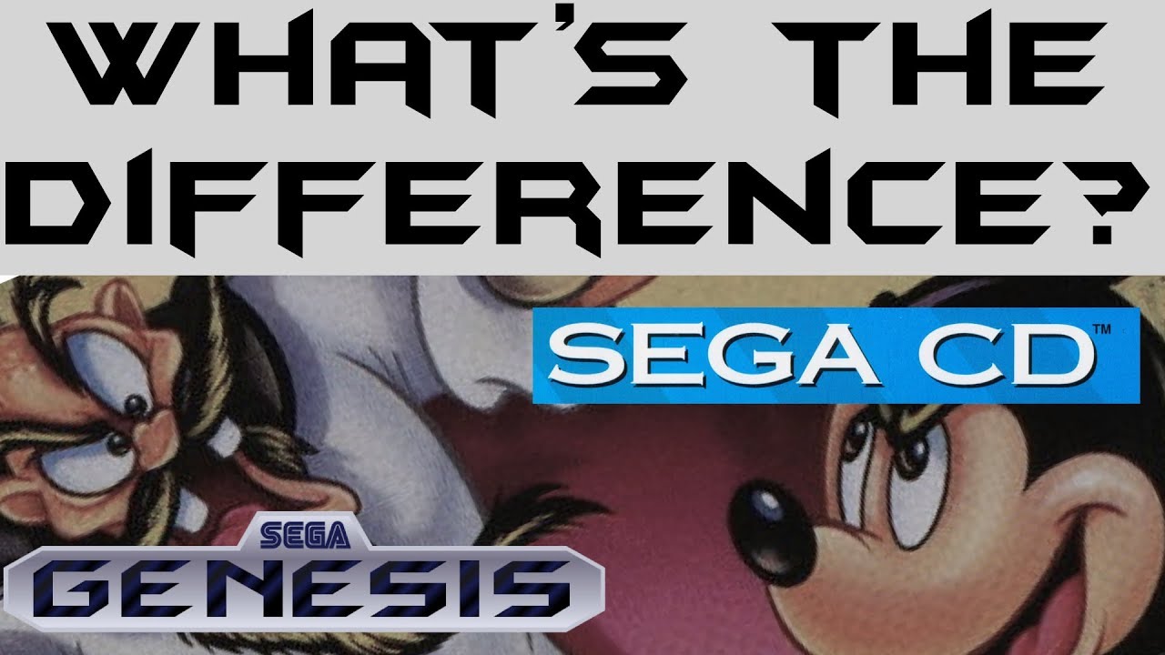 What's the Difference - Mickey Mania - Sega Genesis vs Sega CD