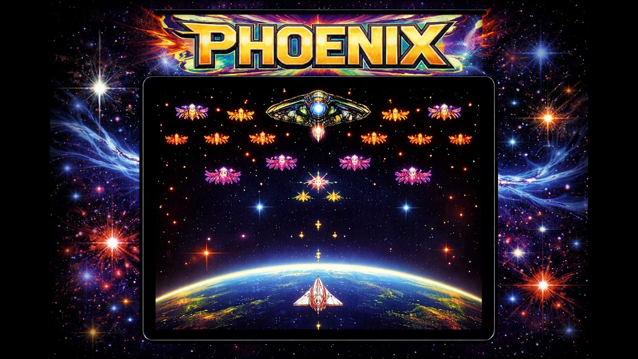 Phoenix (1980) – Classic Arcade Gameplay