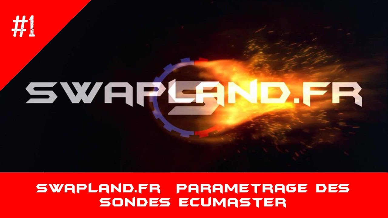 #SWAPLAND | Episode 1 Tuto Paramétrage Des Sondes | Ecumaster Black |