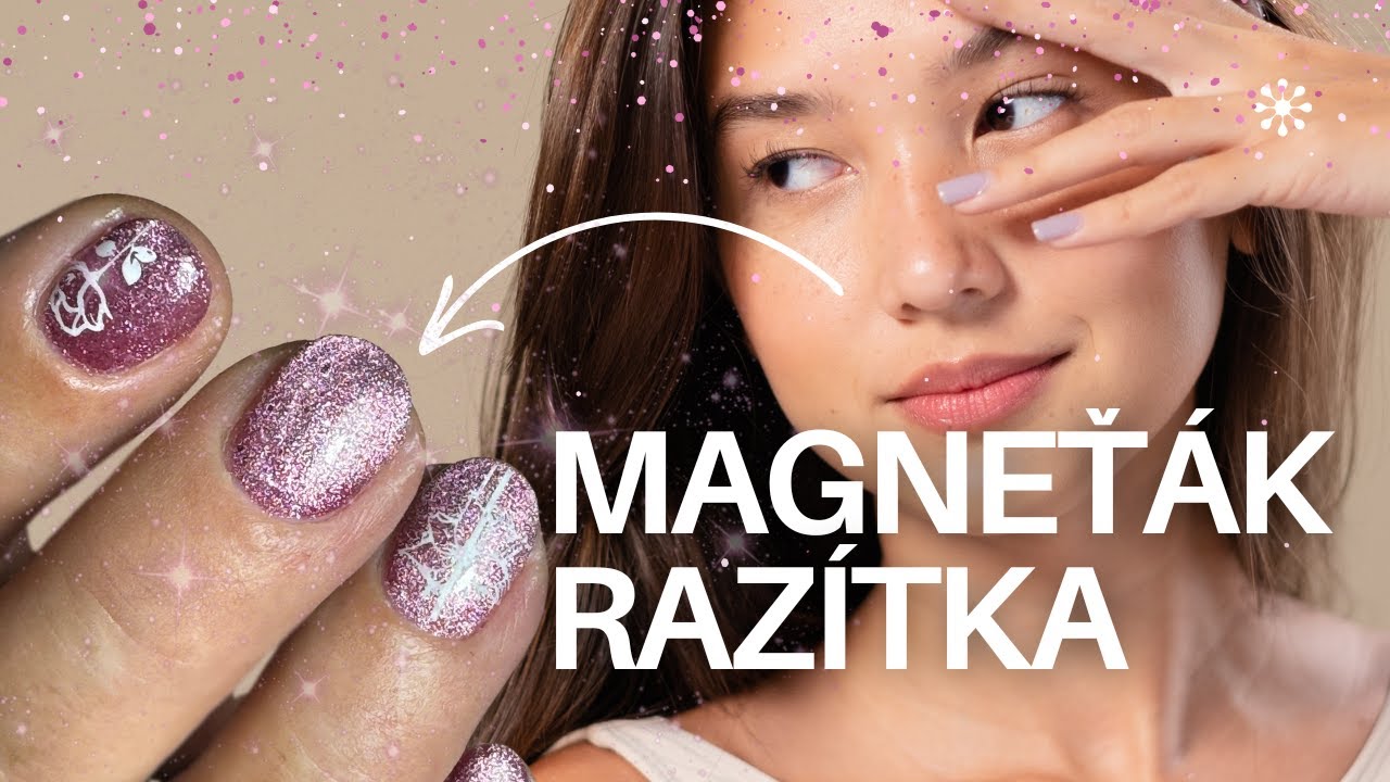 Proměna Nehtů s Magnetickým Gel Lakem a Razítky