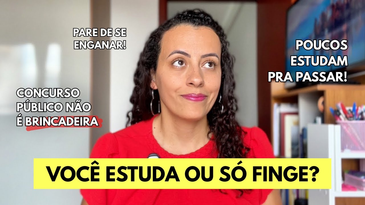 Por que tanta gente estuda e não passa? FAÇA ISSO se quiser ser aprovado em 2026