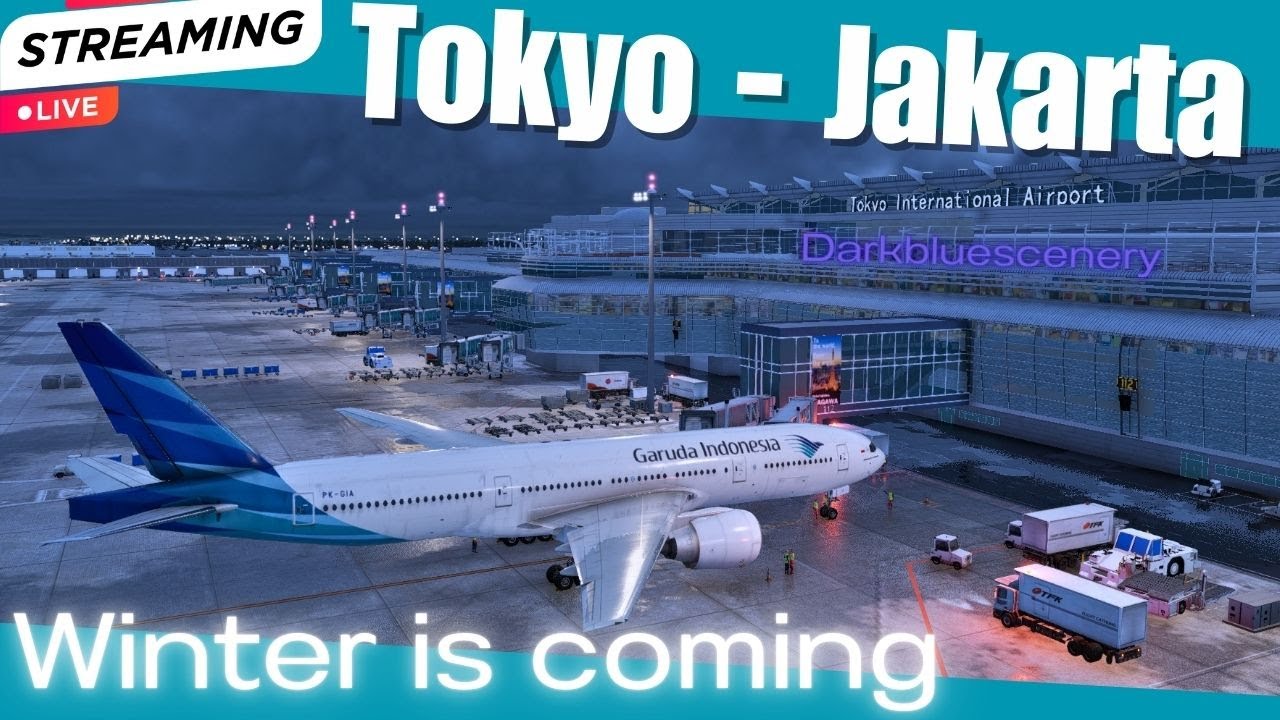 🔴Flight Tokyo - Jakarta LIVE Group Flight Closing Winter is Coming 2025