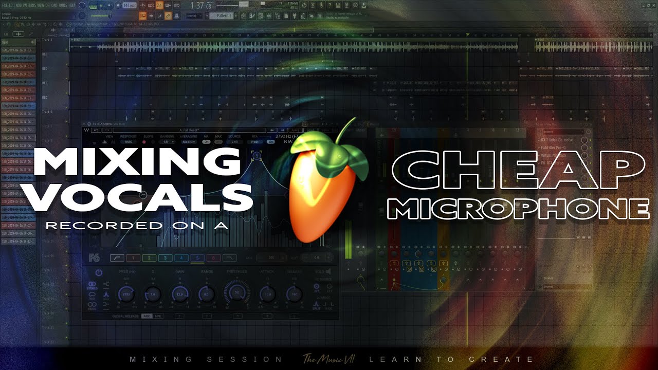 Mixing Vocals Recorded on a Cheap Microphone | FL Studio 20 (Part 1/2)