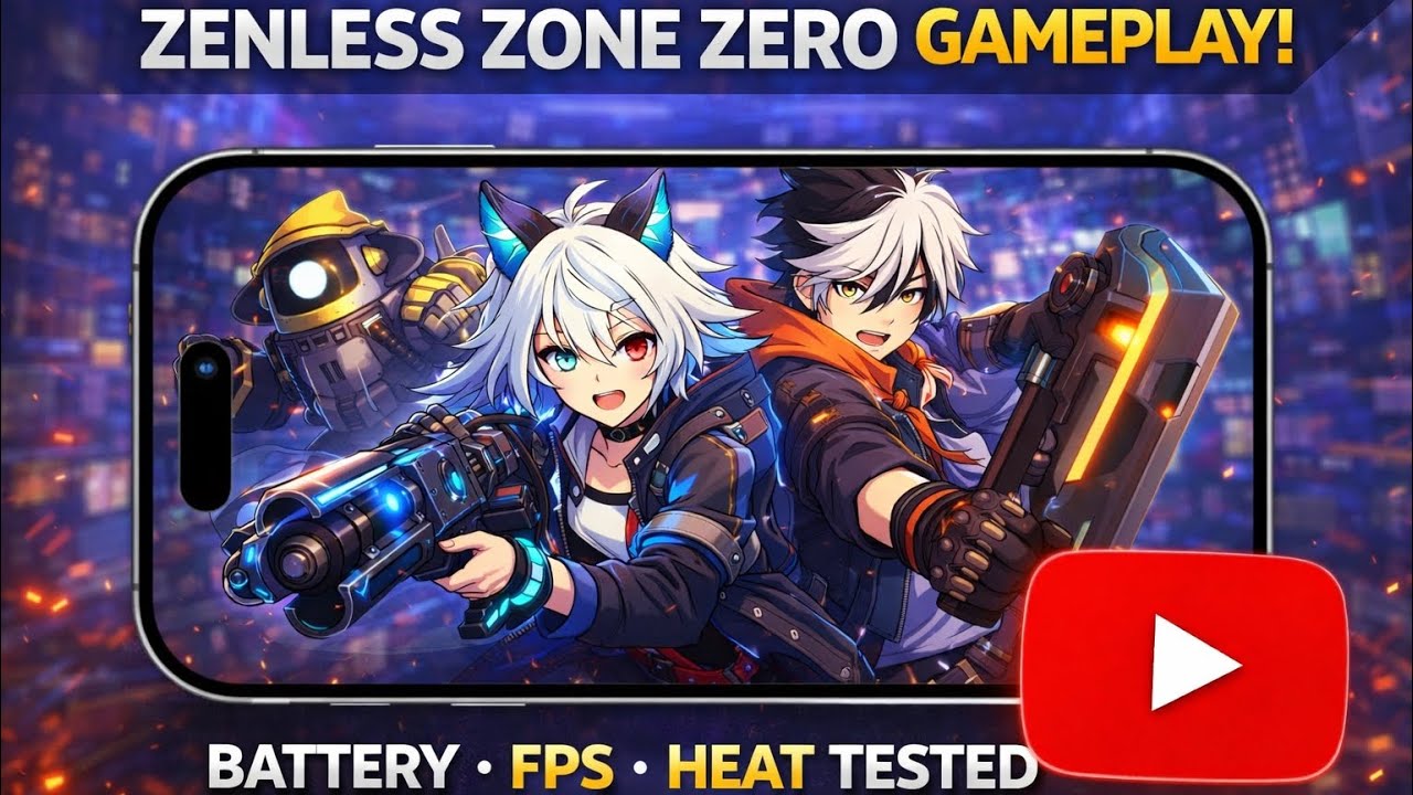 Zenless Zone Zero on iPhone 17 Pro Max | FPS &bull; Heat &bull; Battery Test