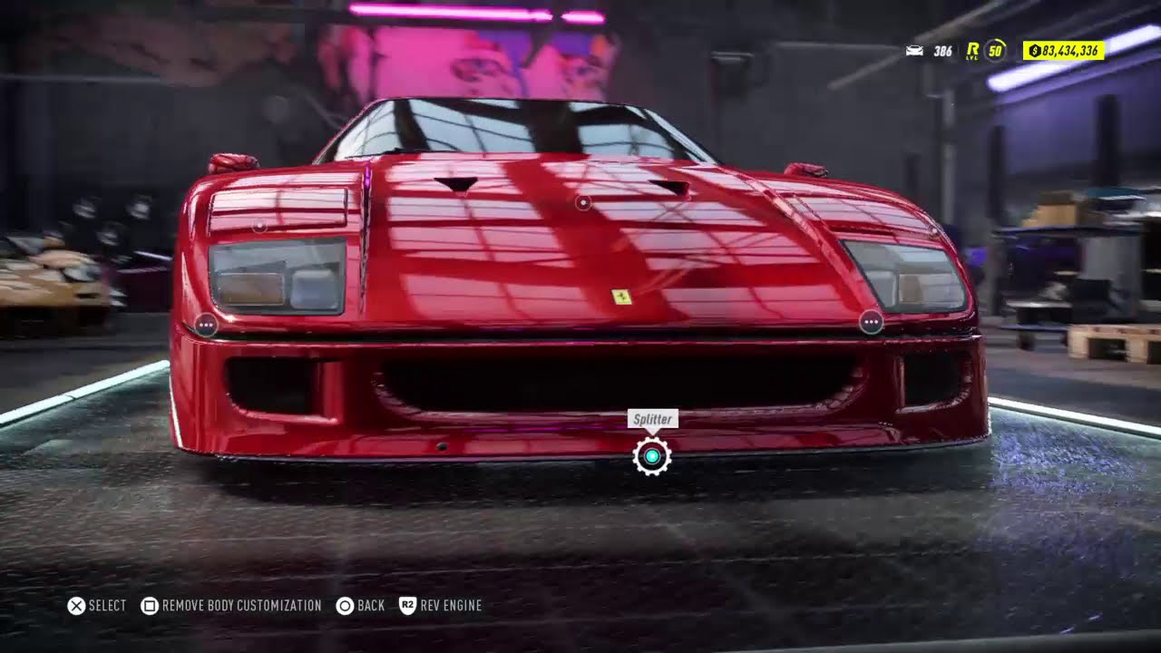 NFS HEAT: BUILDING THE FERRARI F40 - FASTEST CAR CONTENDER