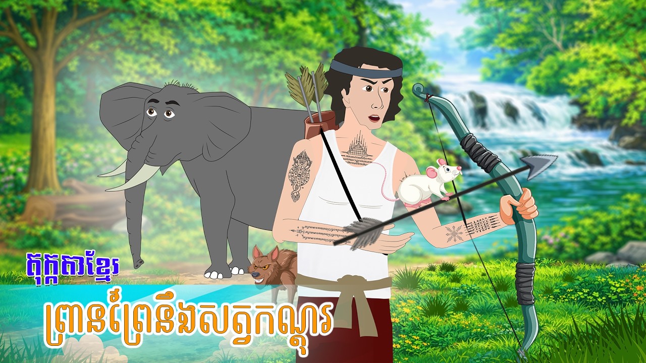 តុក្កតាខ្មែរ ៖ រឿង ព្រានព្រៃនឹងសត្វកណ្ដុរ - Story In Khmer By Tola Film #តុក្កតាខ្មែរ #khmerstory