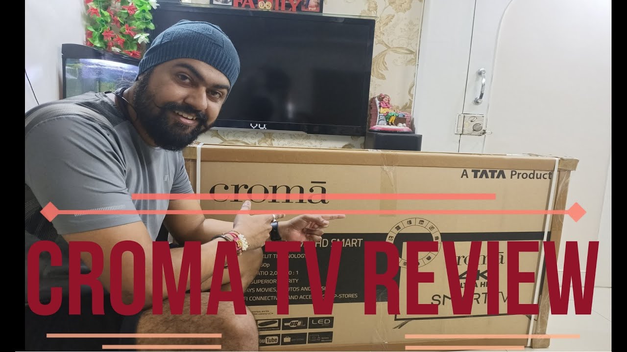 Review of Croma 4K LED SMART TV | TATA Product | Indian TV | Heavy Discounts💸💸