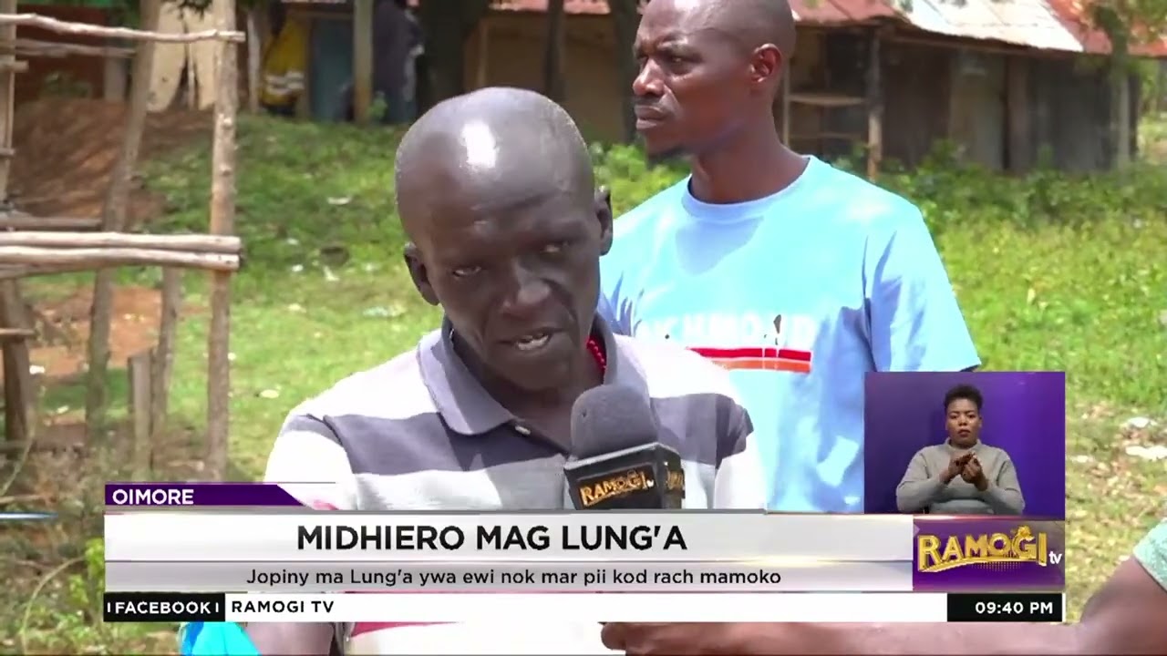 Jodak Lung'a, Seme: Tuoche mikelo gi pii mochido omako kodwa osiep, gavana marwa okonywa!