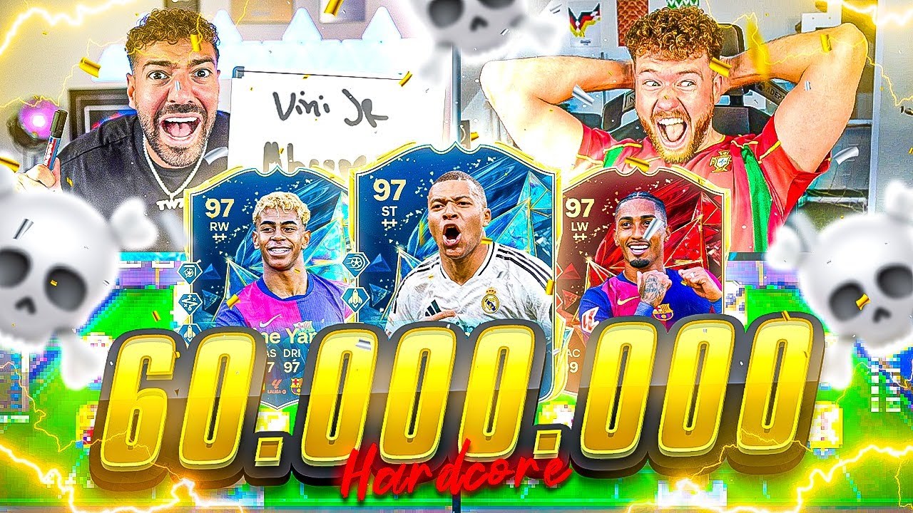 R.I.P. INSI MODUS ☠️🚑 60 MIO COINS HARDCORE SQUAD BUILDER BATTLE 🔥😱 Proownez vs Wakez EA FC 25