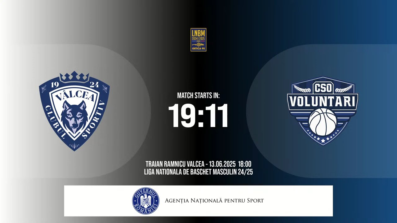 LNBM Getica 95 2024-2025: CS Vâlcea 1924 - CSO Voluntari  (BRONZE, Game 5)