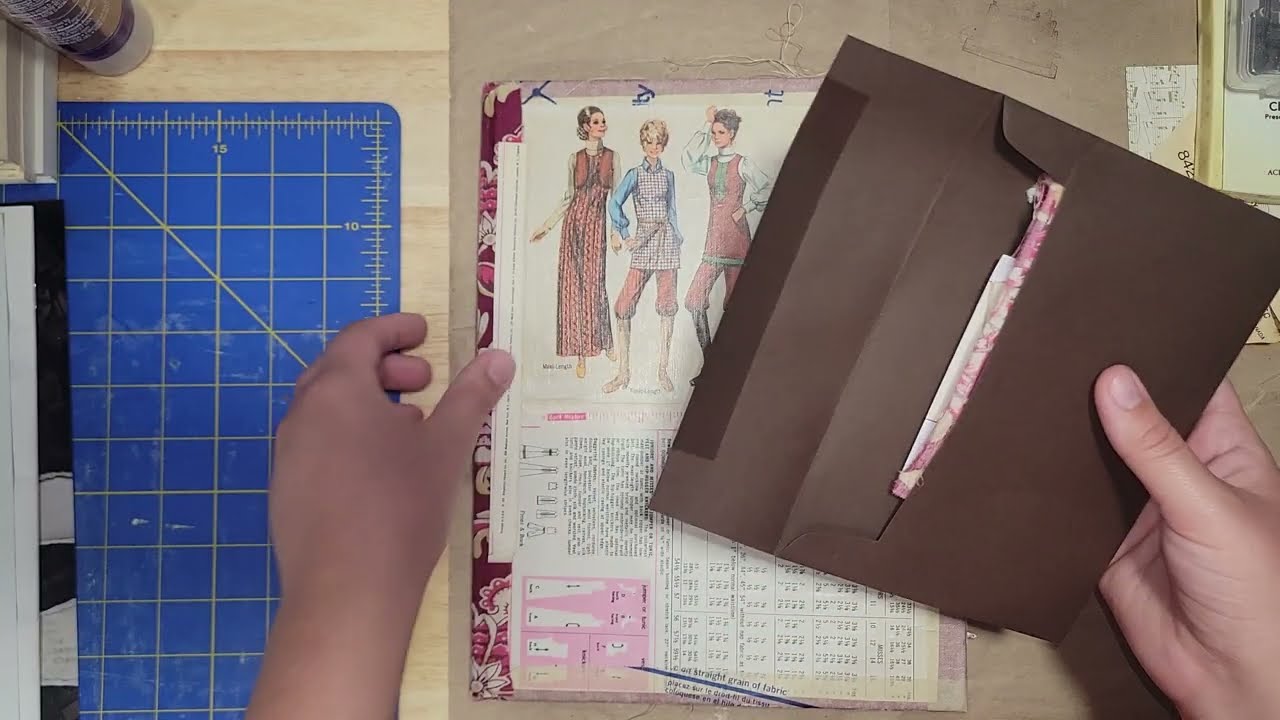 Finally Finishing the XL Sewing Pattern Journal